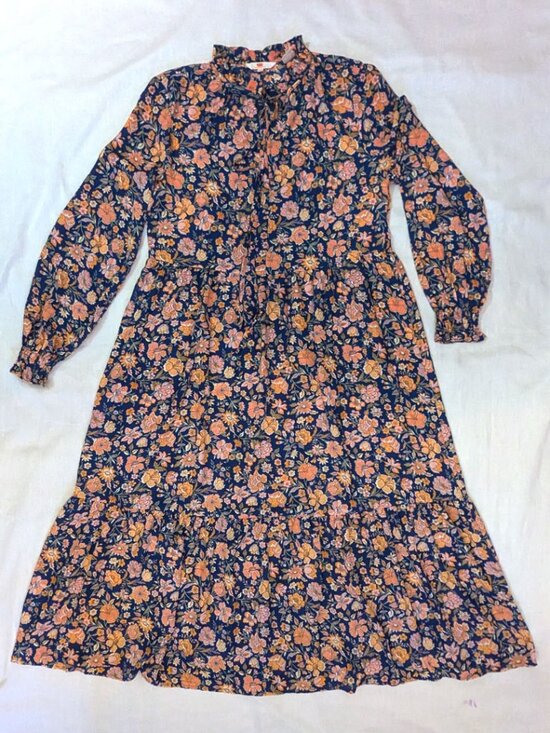 Levi's Floral Print Long Sleeve Casual Dress Size XS - Picture 11 of 11